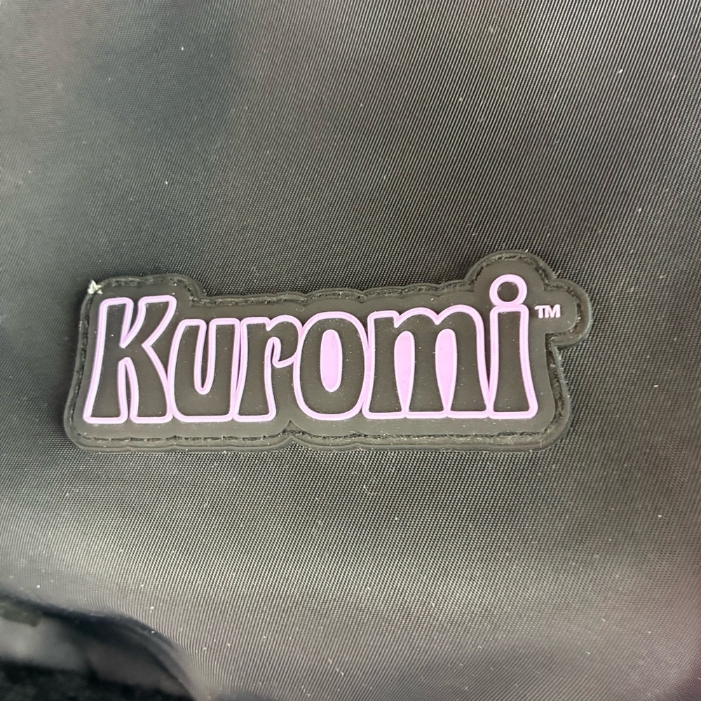 Kuromi Sanrio Fuzzy Face Pushkeen Backpack - Picture 11 of 15